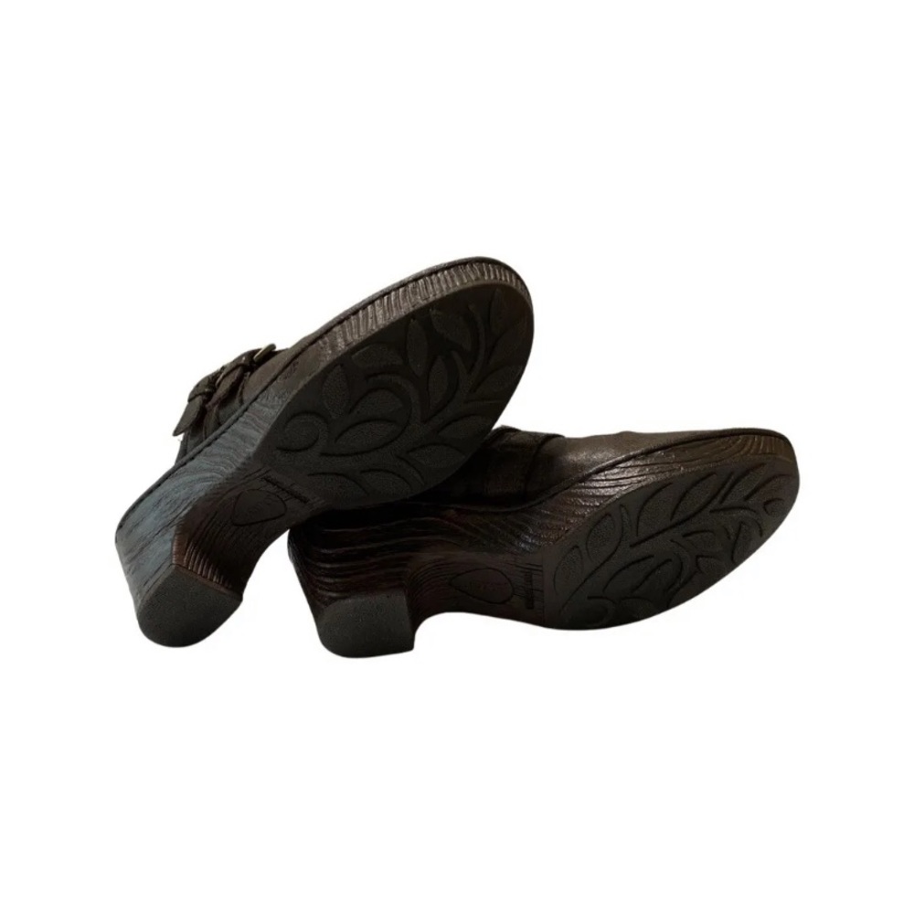 Born Leather Clogs heels size 9.5 Mules - Picture 5 of 5